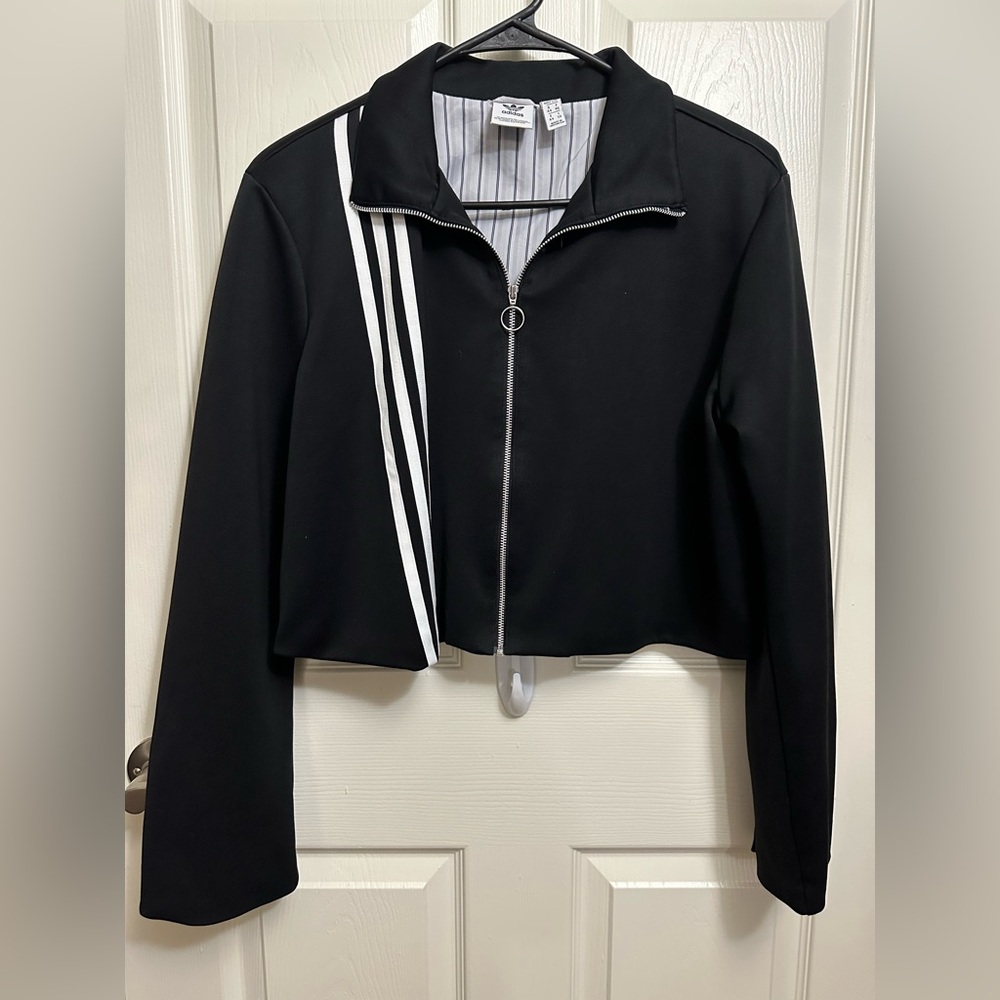Adidas Originals Cropped Track Blazer - Women’s Size Large
